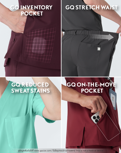 GQ Pro Med Men Scrub Shirt  (Premium)