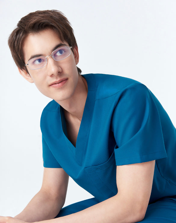 GQ Pro Med Men Scrub Shirt  (Premium)